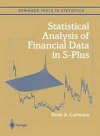 Enlarge image Cover: Statistical Analysis of Financial Data in S-Plus - Springer