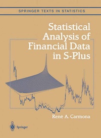 Enlarge image Cover: Statistical Analysis of Financial Data in S-Plus - Springer