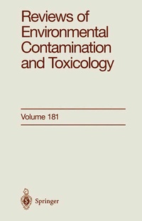 Abbildung von: Reviews of Environmental Contamination and Toxicology - Springer