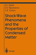 Cover: Shock-Wave Phenomena and the Properties of Condensed Matter - Springer