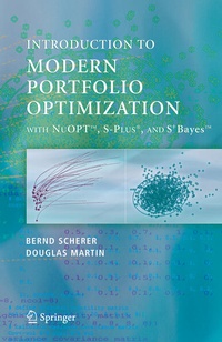 Enlarge image Cover: Modern Portfolio Optimization with NuOPTT, S-PLUS®, and S+BayesT - Springer
