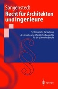 Cover: Recht F]r Architekten Und Ingenieure - Springer