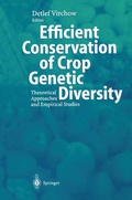 Cover: Efficient Conservation Of Crop Genetic Diversity - Springer