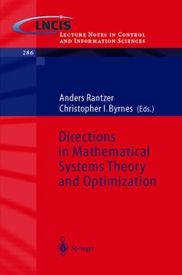 Enlarge image Cover: Directions in Mathematical Systems Theory and Optimization - Springer