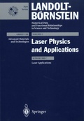Cover: Laser Applications - Springer