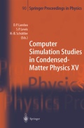 Cover: Computer Simulation Studies in Condensed-Matter Physics XV - Springer