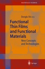 Cover: Functional Thin Films and Functional Materials - Springer