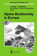 Cover: Alpine Biodiversity in Europe - Springer