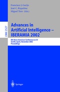 Cover: Advances in Artificial Intelligence - IBERAMIA 2002 - Springer