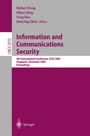Cover: Information and Communications Security - Springer