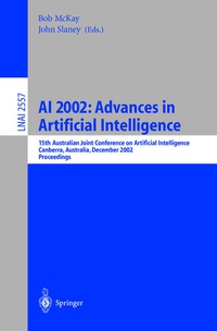 Enlarge image Cover: AI 2002: Advances in Artificial Intelligence - Springer