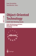 Cover: Object-Oriented Technology. ECOOP 2002 Workshop Reader - Springer