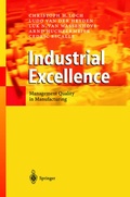 Cover: Industrial Excellence - Springer
