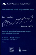 Cover: Unity from Duality: Gravity, Gauge Theory and Strings - Springer