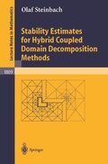 Cover: Stability Estimates for Hybrid Coupled Domain Decomposition Methods - Springer