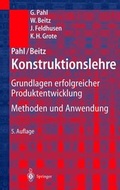 Cover: Pahl/Beitz Konstruktionslehre - Springer