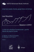 Cover: Unity from Duality: Gravity, Gauge Theory and Strings - Springer