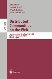 Abbildung von: Distributed Communities on the Web - Springer