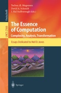 Cover: The Essence of Computation - Springer
