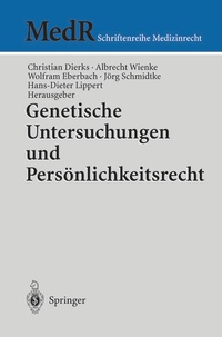 Abbildung von: Genetische Untersuchungen und Persönlichkeitsrecht - Springer