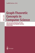 Cover: Graph-Theoretic Concepts in Computer Science - Springer