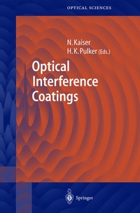 Enlarge image Cover: Optical Interference Coatings - Springer