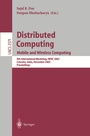 Cover: Distributed Computing - Springer