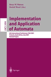 Enlarge image Cover: Implementation and Application of Automata - Springer