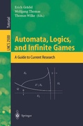 Cover: Automata, Logics, and Infinite Games - Springer
