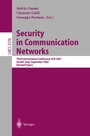 Cover: Security in Communication Networks - Springer