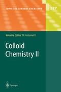 Cover: Colloid Chemistry II - Springer