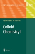 Cover: Colloid Chemistry I - Springer