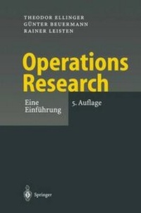 Enlarge image Cover: Operations Research - Springer