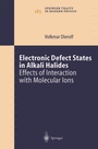 Cover: Electronic Defect States in Alkali Halides - Springer