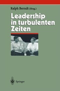 Cover: Leadership in turbulenten Zeiten - Springer