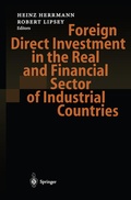Cover: Foreign Direct Investment in the Real and Financial Sector of Industrial Countries - Springer
