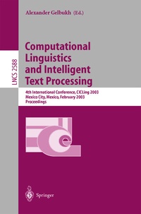Abbildung von: Computational Linguistics and Intelligent Text Processing - Springer