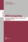 Cover: DNA Computing - Springer
