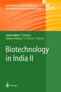 Enlarge image Cover: Biotechnology in India II - Springer