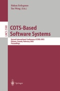 Cover: COTS-Based Software Systems - Springer