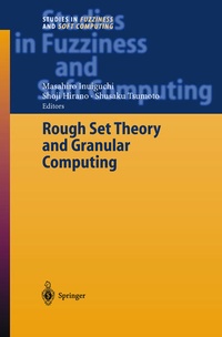 Enlarge image Cover: Rough Set Theory and Granular Computing - Springer