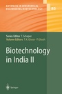 Cover: Biotechnology in India II - Springer