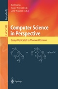 Cover: Computer Science in Perspective - Springer