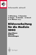 Cover: Bildverarbeitung f&uuml;r die Medizin 2003 - Springer