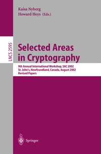 Enlarge image Cover: Selected Areas in Cryptography - Springer