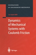 Cover: Dynamics of Mechanical Systems with Coulomb Friction - Springer