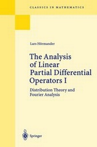 Enlarge image Cover: The Analysis of Linear Partial Differential Operators I - Springer