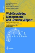 Cover: Web Knowledge Management and Decision Support - Springer