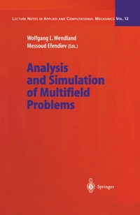 Enlarge image Cover: Analysis and Simulation of Multifield Problems - Springer