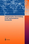 Cover: Intergenerative Umverteilung in der repr&auml;sentativen Demokratie - Springer